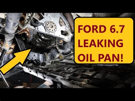 6.7 upper oil pan|Upper oil pan leak cost